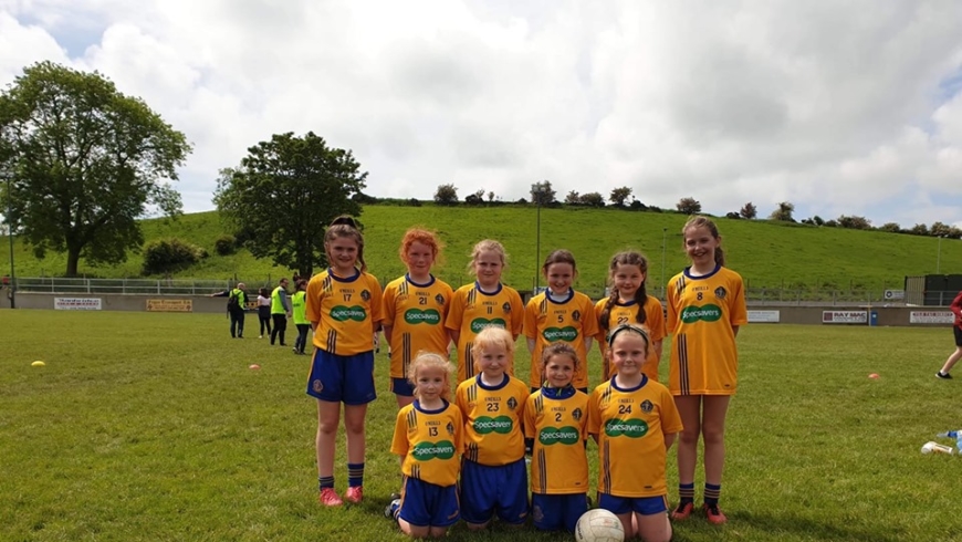 Under 10 Girls in their 1st Tournament