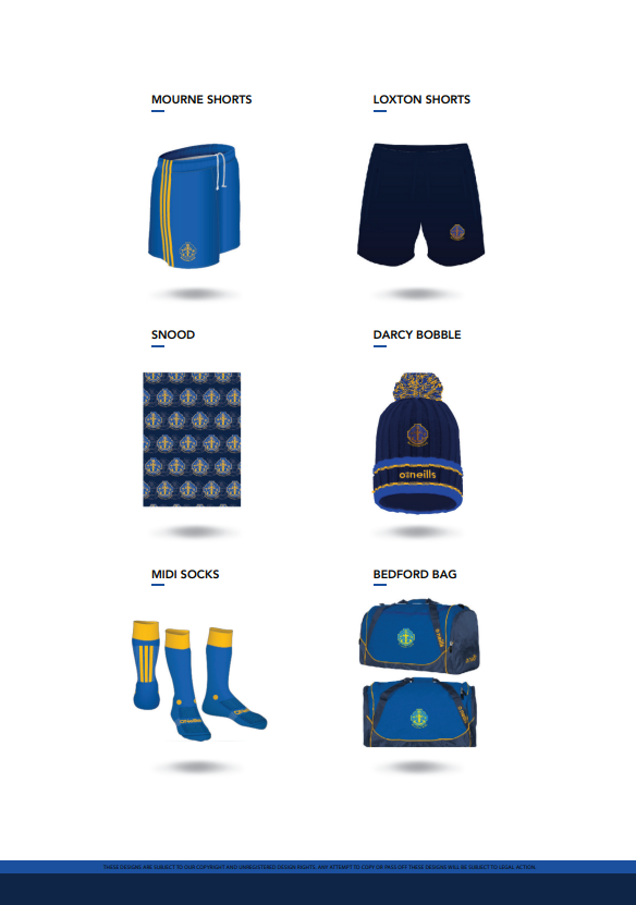 Club Gear - Naomh Eoin Bosco CLG